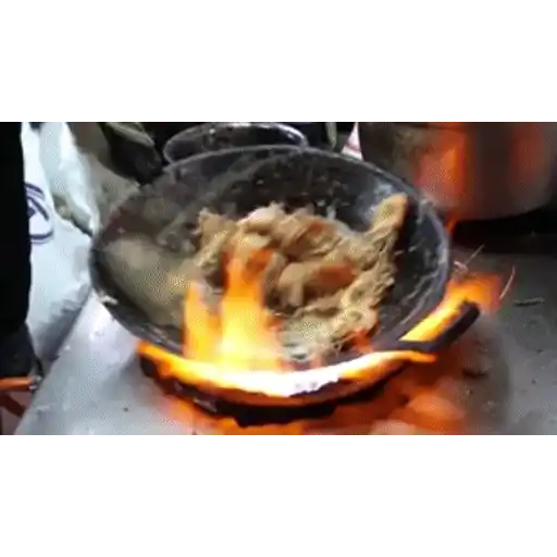 Figurinha: Cozinhando em Fogo Alto