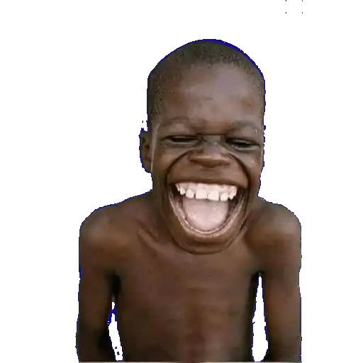 Figurinha: Criança rindo