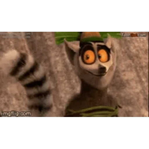 Figurinha: Rei Julien de Madagascar