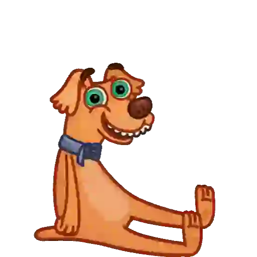 Figurinha: Cachorrinho brincalhão
