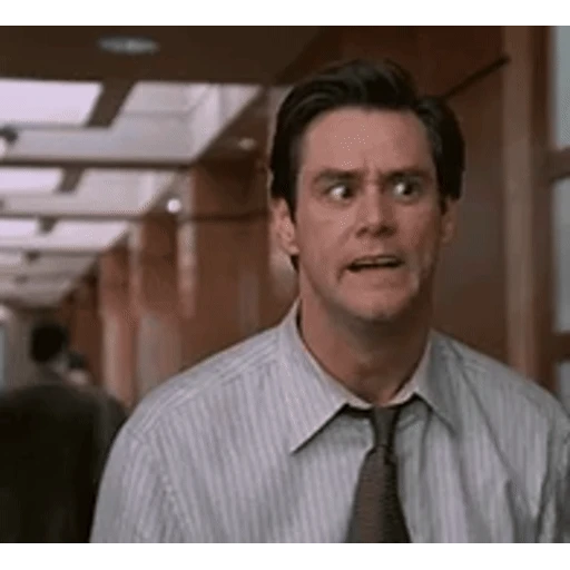 Figurinha: Jim Carrey em surto