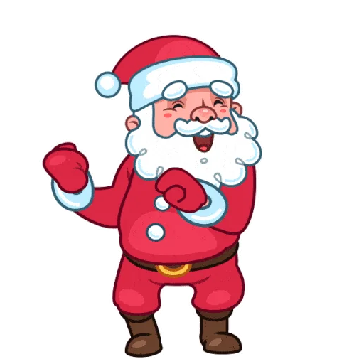 Figurinha: Papai Noel Dançando