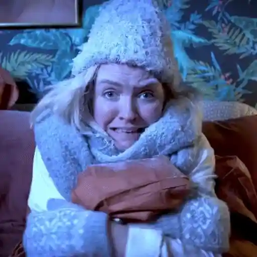 Figurinha: Muito frio