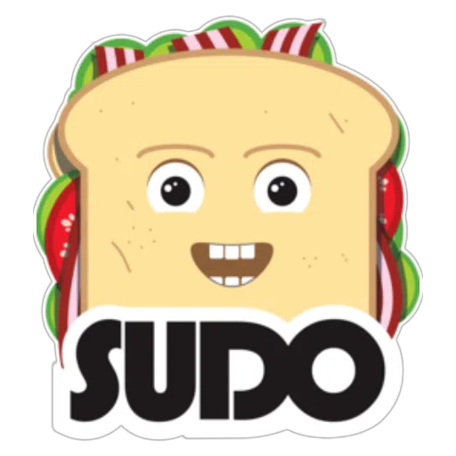 Figurinha: Sticker Sudo Sanduíche