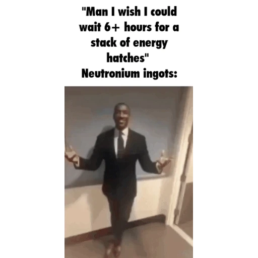 Figurinha: Meme de Espera: Neutronium Ingots
