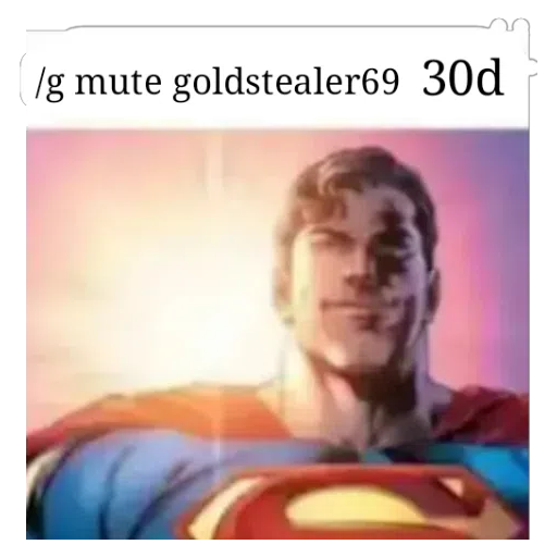 Figurinha: /g mute goldstealer69 30d