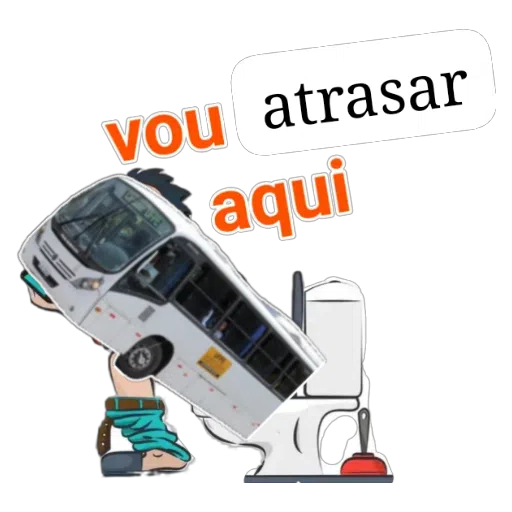 Figurinha: Vou atrasar aqui