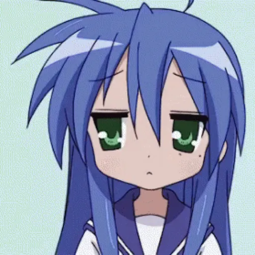 Figurinha: Konata Izumi suspirando