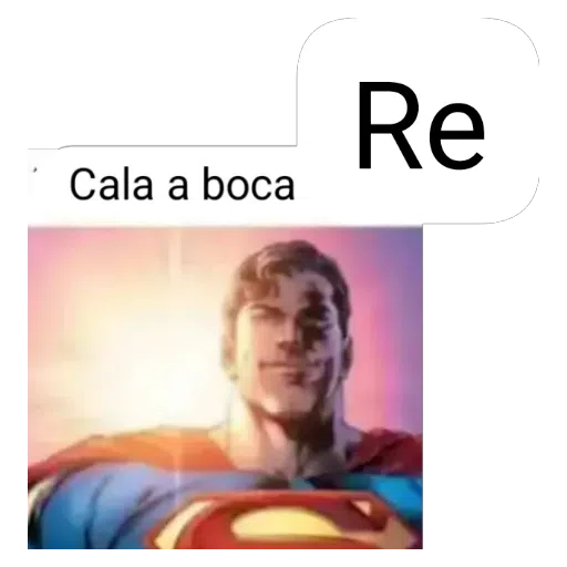 Figurinha: Cala a boca Superman