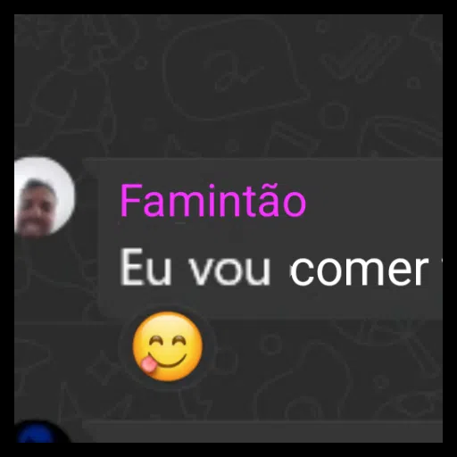 Figurinha: Famintão: Eu vou comer