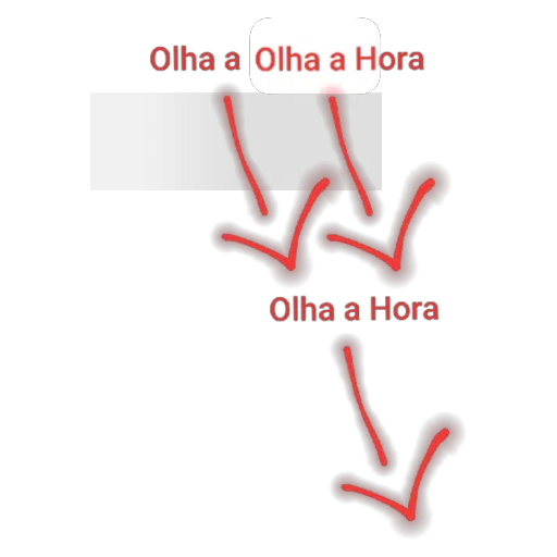 Figurinha: Olha a Hora
