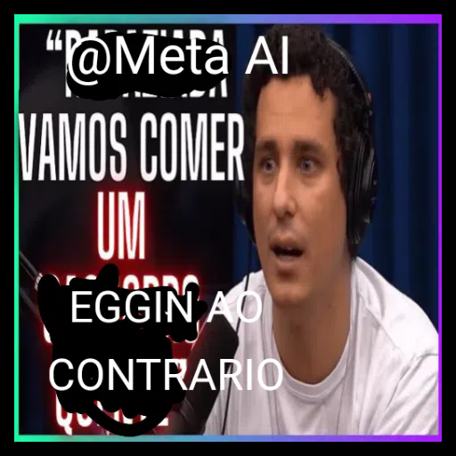 Figurinha: Vamo comer um eggin ao contrário