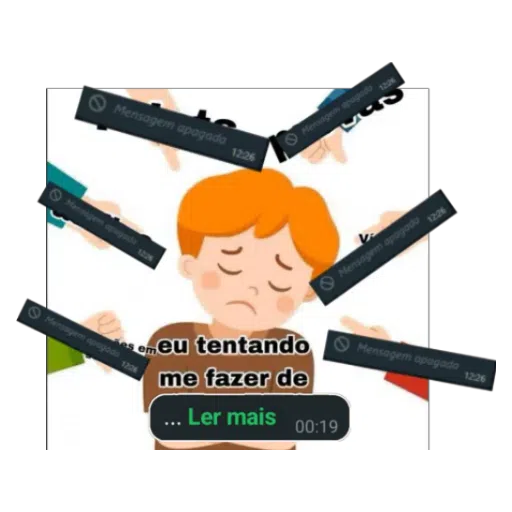 Figurinha: Eu tentando me fazer de