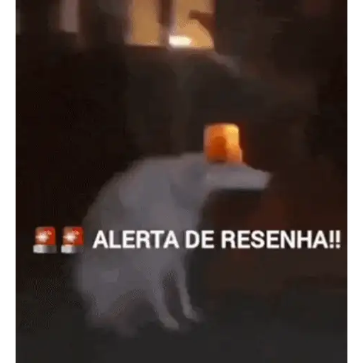 Figurinha: Alerta de Resenha