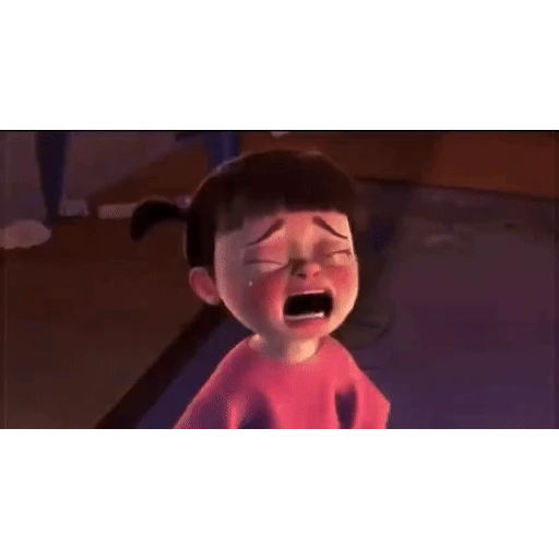Figurinha: Boo chorando