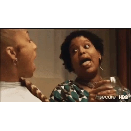 Figurinha: Insecure - Reação Engraçada