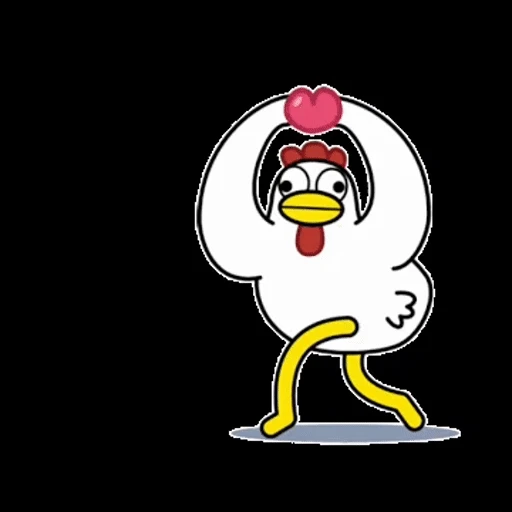 Figurinha: Galinha Dançarina