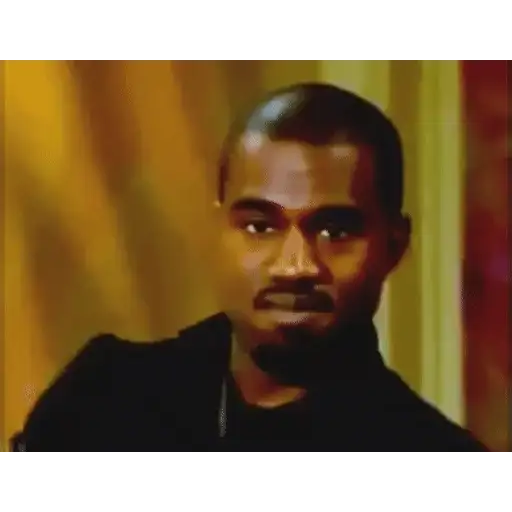 Figurinha: Kanye West Reagindo