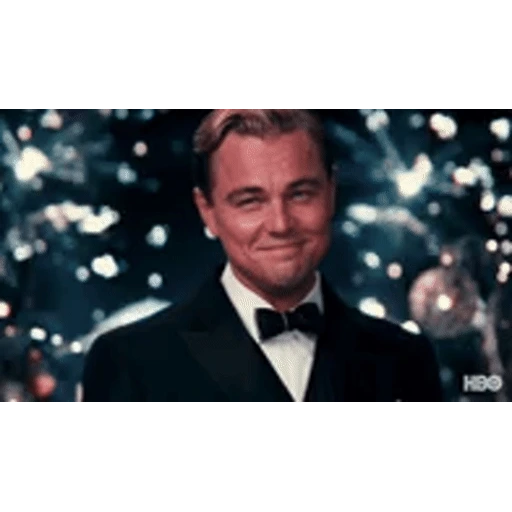 Figurinha: Leonardo DiCaprio Brindando