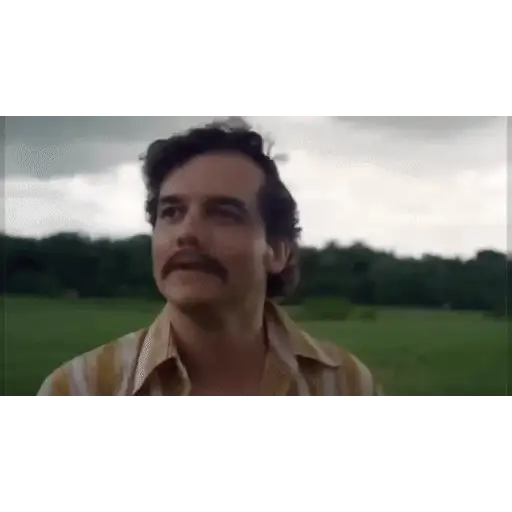Figurinha: Pablo Escobar triste