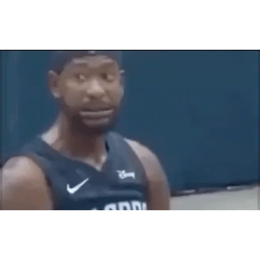 Figurinha: LeBron James chocado