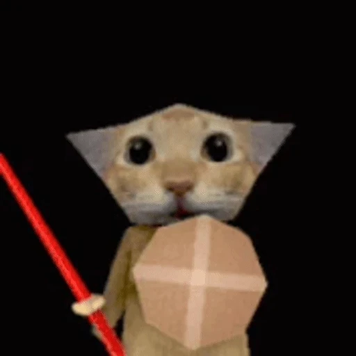 Figurinha: Gato Guerreiro Meme