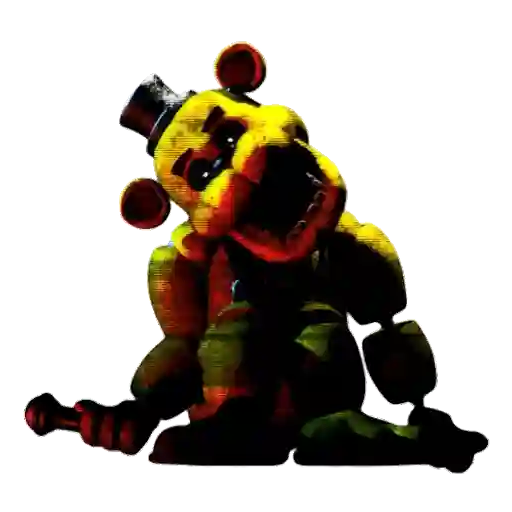 Figurinha: Golden Freddy Assustador
