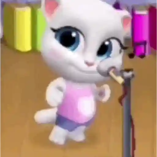 Figurinha: Angela Cantando