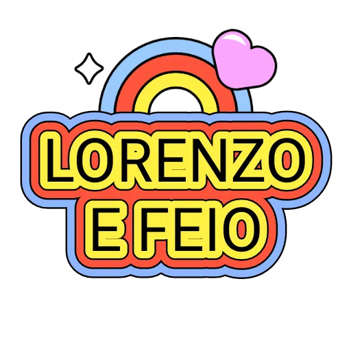Figurinha: Lorenzo e Feio
