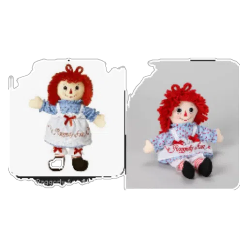 Figurinha: Boneca Raggedy Ann