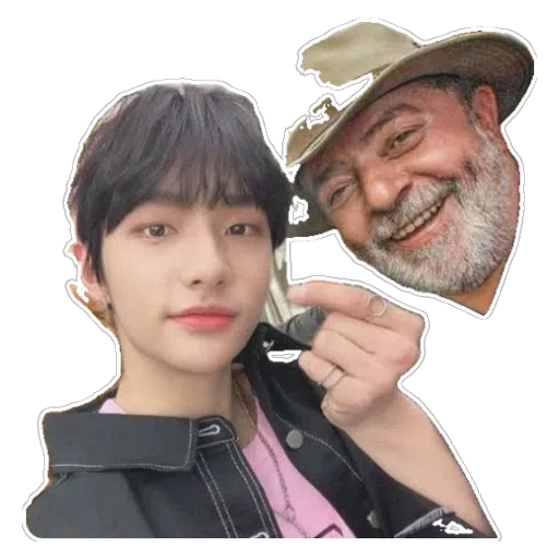 Figurinha: Hyunjin e Lula