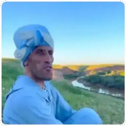 Figurinha: Homem de turbante reflexivo