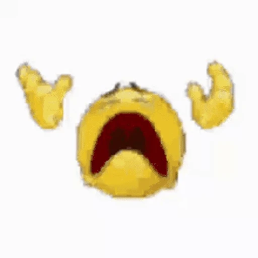 Figurinha: Emoji se desintegrando