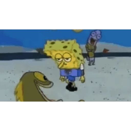 Figurinha: Bob Esponja Decepcionado