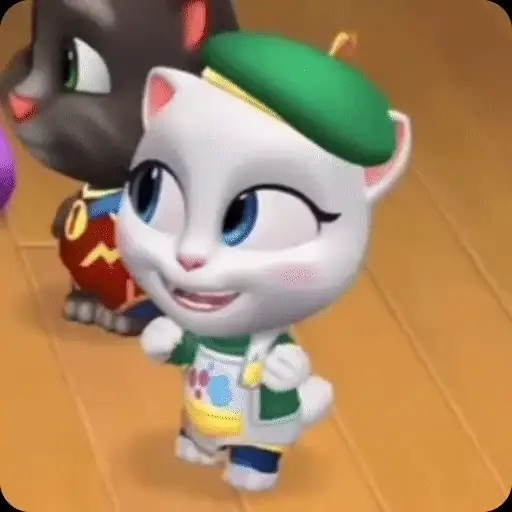 Figurinha: Angela e Tom se Divertindo