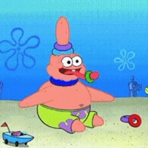 Figurinha: Patrick Estrela Brincando