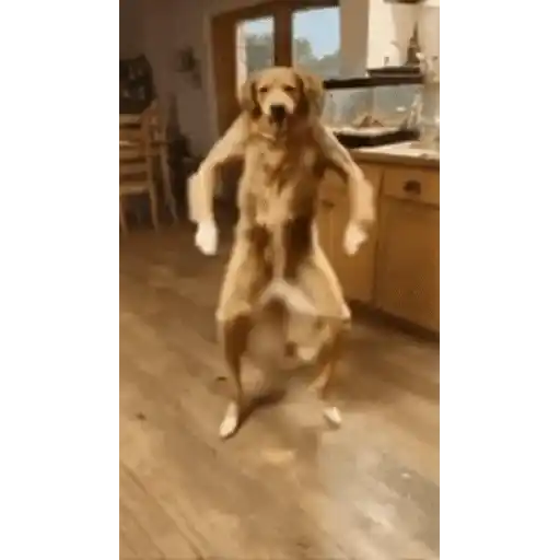 Figurinha: Cachorro Dançarino