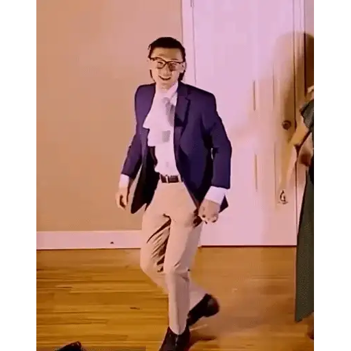 Figurinha: Dançarino de smoking