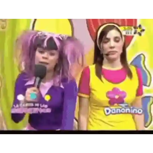 Figurinha: Apresentadoras do Danonino