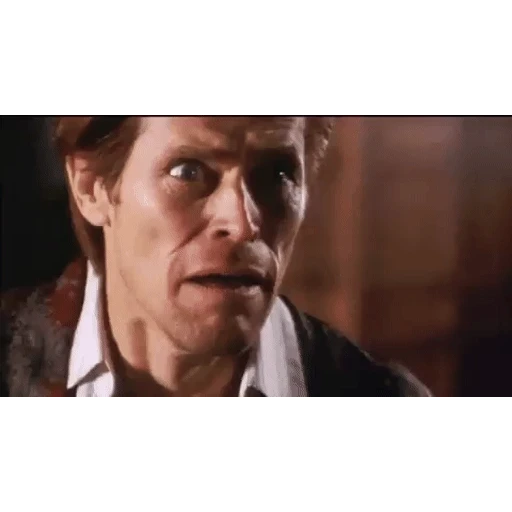 Figurinha: Willem Dafoe enlouquecendo
