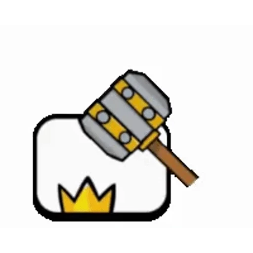 Figurinha: Martelo do Clash Royale