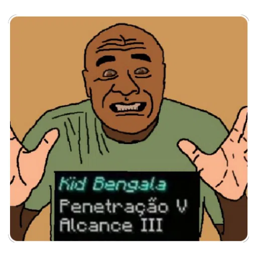 Figurinha: Kid Bengala Minecraft