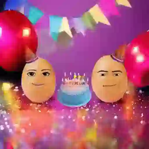 Figurinha: Aniversário dos Ovos Roblox