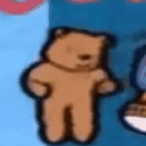 Figurinha: Ursinho dançando