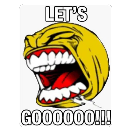 Figurinha: Let's Gooooo!!!