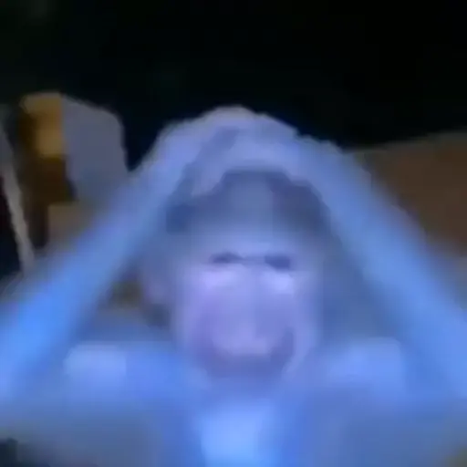 Figurinha: Macaco em pânico