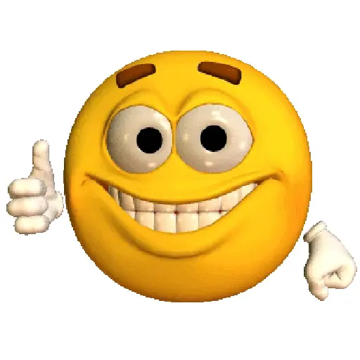 Figurinha: Emoji polegar para cima