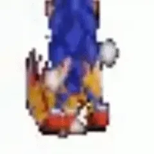 Figurinha: Sonic e Tails se abraçando
