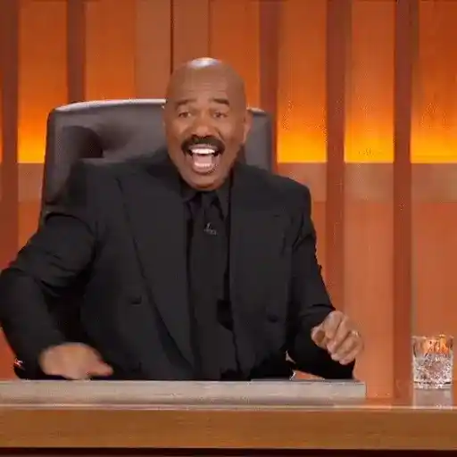 Figurinha: Steve Harvey Rindo