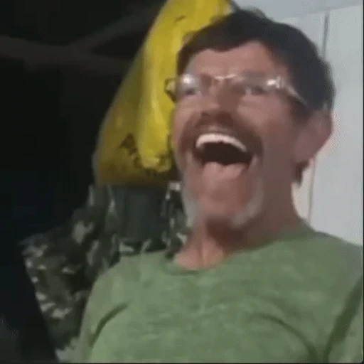 Figurinha: Homem rindo